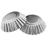 HOVEOX Aluminum Cupcake Egg Tart Cake Cookie Mold Lined Mould Tin Baking Tool ( 20 pcs ) N5
