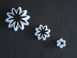 3pcs Hydrangea Flower Fondant Cake Decorating Sugarcraft Plunger Cutter DIY Mold N5