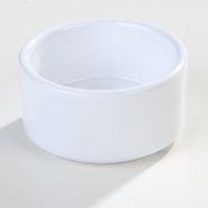 White Melamine Straight Sided Ramekin 3 Ounce -- 48 per case