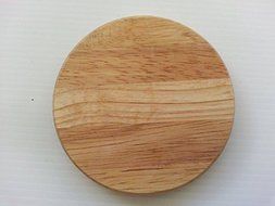 Kitchen Lover Set of 6 Wood Coaster Diameter 9.5cm.