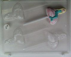 Mermaid sitting on a shell AO047 All Occasion Chocolate Candy Mold