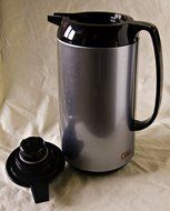 OGGI 34 OZ THERMAL VACUUM CARAFE WITH STAINLESS STEEL LINER AND PRESS BUTTON TOP N3