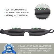 Sleep Mask- Contoured &amp; Comfortable Eye Mask for Sleeping &amp; Free Ear Plugs Carry Pouch. Lightweight 3D Blindfold... N10