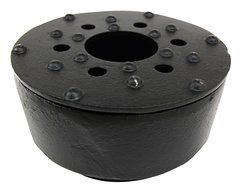 Japanese Cast Iron Imperial Tetsubin Teapot Tea Light Candle Warmer Base Riser 4.75" Diameter