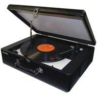 Jensen JENJTA420 JTA-420 Portable Turntable with built in Speakers.