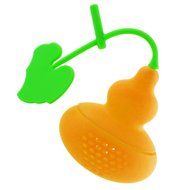 Tea Strainer - TOOGOO(R)New Cute Creative Silicone Calabash Tea Infuser Diffuser Loose Tea Leaf Chain Strainer... N5