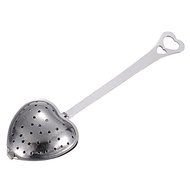 LADEY Tea Infuser Spoon Strainer Heart Shaped Stainless Steel Steeper Handle Shower N4