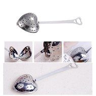 LADEY Tea Infuser Spoon Strainer Heart Shaped Stainless Steel Steeper Handle Shower N5