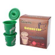 Gutens Reusable Coffee Filter Coffee Cup for All Keurig 1.0 Series - 4 pcs (1.0 Model, Red) N8