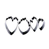 MuLuo Peony Stainless Steel Cookie Cutter Biscuit Bread Biscuit Molds Set N3