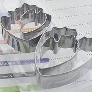 MuLuo Peony Stainless Steel Cookie Cutter Biscuit Bread Biscuit Molds Set N4