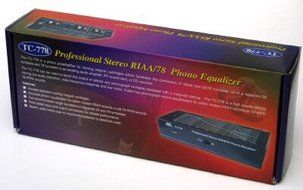 TEC TC-778 RIAA Phono Preamp w/ 78rpm Equalization Switch and Input; includes optional PREMIUM HIGH POWER AC Adaptor N6