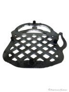 Heavy Cast Iron Teapot Tea Pot Shaped Country Kitchen Trivet Hot Plate with Legs N2