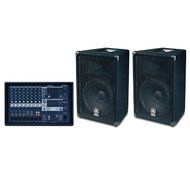 Yamaha EMX212S/BR12 Bundle (Mixer + 2 Speakers) N3