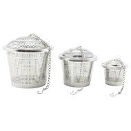 Tea Strainer, Newness 304 Food Grade Stainless Steel Tea Strainer with Lid and Extended Chain - Tea Infuser /... N12