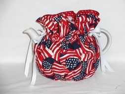 Patriotic 6 Cup Reversible Tea Pot Cozy