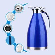 Satin Finish Stainless Steel Thermal Coffee Pot, Vacuum Insulated Carafe Flask Tea Kettle, 1.5 Liter N37