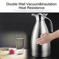 Satin Finish Stainless Steel Thermal Coffee Pot, Vacuum Insulated Carafe Flask Tea Kettle, 1.5 Liter N46