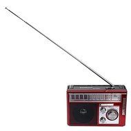 FM/AM/SW Portable Desktop Radio in Retro Style with MP3 Player, REC Recorder and Rechargeable Battery N7