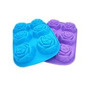 Blacklip Soap Cake Cupcake Muffin Dessert Silicone Mold for Homemade (Rose) N10
