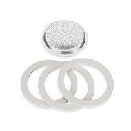 Bialetti Gaskets &amp; Filter Set for Bialetti Moka Express 9-Cup Espresso Machine
