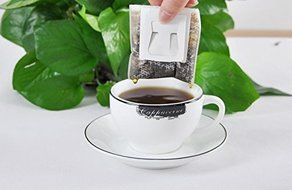 Portable Drip Coffee Powder Bag Filter Net Follicles 50 Pieces Inside N4