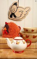 T&amp;G Woodware Farmyard Crazy Charlie Yellow Chicken Tea Cosy Cosie
