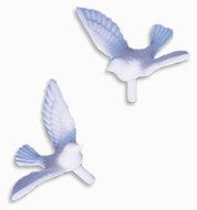 Oasis Supply 12 Count Dove Cake Decorating Figures