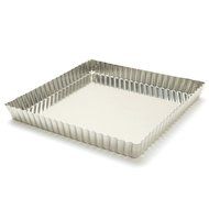 Square Quiche/Tart Pan with Removable Bottom by Gobel, 9 Inch