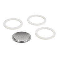 Bialetti Stainless Steel Gasket Filter Plate Replacement Parts, 6-Cup Venus, Musa, Kitty N3