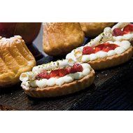 Matfer Bourgeat Exoglass Oval Small Tart Pan, Fluted Sides, 4.5", 12PK 345202 N2