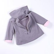 Coat,BeautyVan Baby Kid Girl Winter Clothes Rabbit Ears Jackets Hoody Coat Double Breasted Coat (5T, Beige) N10