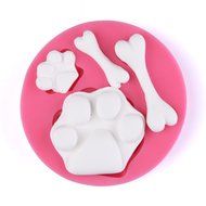KookieMonsta Dog Bone Shapes Cupcake Top Decoration Small Pastry Mold for Cake Decoration N2