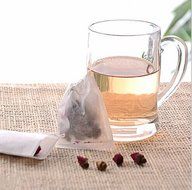 Ewandastore 200 pcs Disposable String Drawstring Empty Heat Seal Filter Paper Tea Bags,2.2x2.8inch N5