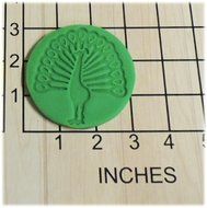 Peacock Bird Shaped Cookie Cutter and Stamp #1197 N2