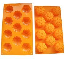 Yunko 11 Cavity Snowflake Merry Christmas Silicone Baking Cake Pan Cookie Pudding Jelly Dessert Mold Soap Candle...