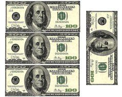 Edible 100 Dollar Bills Frosting Sheet. Real Looking Edible Money