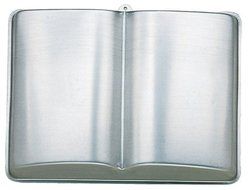 Wilton Open Book Cake Pan Anodized Aluminum Serves up to 30