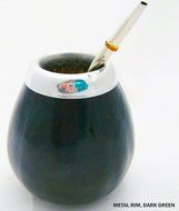 ARGENTINA MATE GOURD CUP GREEN TEA STRAW BOMBILLA NEW HERBAL INFUSION KIT 4200 ! by Mategreen N3