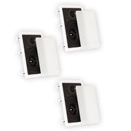Theater Solutions TS65W In Wall 6.5" Speakers Surround Sound Home Theater 3 Speaker Set