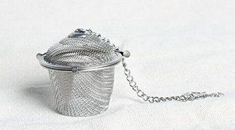 Edealing Stainless Mesh Ball Reusable Strainer Herbal Locking Tea Filter Infuser Spice M Size N3