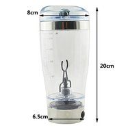 Zorvo NEW Portable Stainless steel electric mixer Blender Shaker Bottle