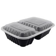 Freshware 20-Pack 7-Inch Round Bento Lunch Boxes with Lids - Stackable, Reusable, Microwave, Dishwasher &amp; Freezer... N9