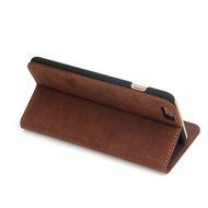 ONLY ! iPhone 7Plus CASE Aroko Genuine Leather Wallet Case Classic Folio Case Book Design with Stand and ID Credit... N6