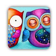 Generic Print With Owl Cute Funny Cute Cup Coaster Mdf Material N6