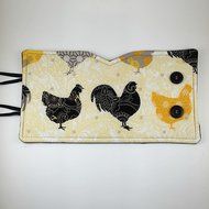 French Press Cozy, Cafetiere Cosy, 8 cup, Insulated Cozy, Handmade Coffee Accessory, Chicken, Rooster N4