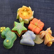 Chawoorim silicone molds christmas decorations - Silicone Muffin Cups Handmade Soap Molds Biscuit Chocolate Ice... N16