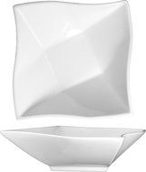 ITI AS-43 8-Inch Aspekt Faceted Bowl, 24-Piece, White