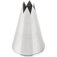 Ateco # 824 - Open Star Pastry Tip .38&#039;&#039; Opening Diameter- Stainless Steel