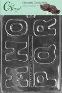 Cybrtrayd L006 Letters and Numbers Chocolate Candy Mold, M to R